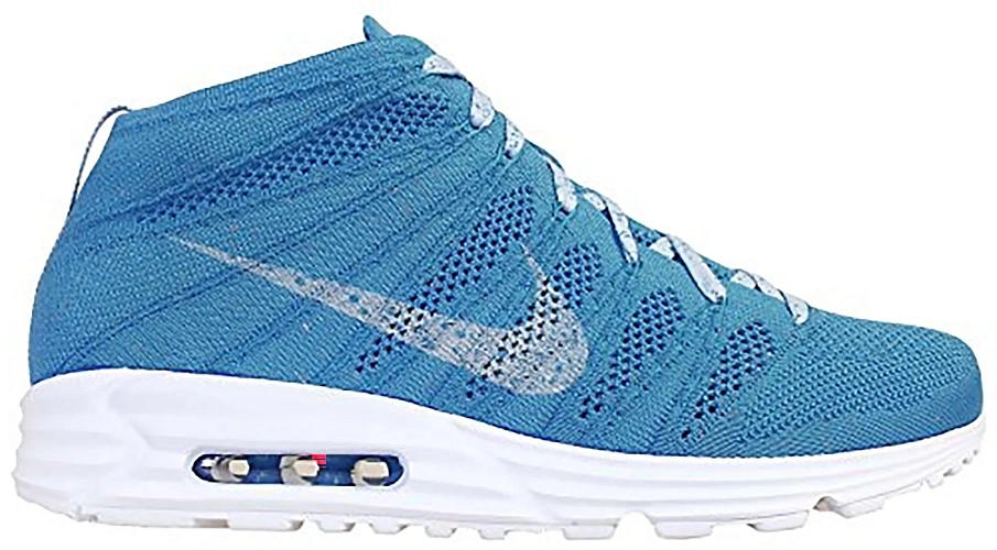 Фото № 1 с приближением к товару «‎Nike Lunarmax Flyknit Chukka NYC Blue Glow»