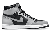 Фото № 2 с приближением к товару «‎Nike Air Jordan 1 Retro High OG basketball shoes "Shadow 2.0"»
