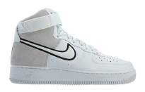 Фото № 2 с приближением к товару «‎Nike Air Force 1 High White Vast Grey Black White»