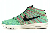 Фото № 3 с приближением к товару «‎Nike Lunar Flyknit Chukka Blue Glow Volt»