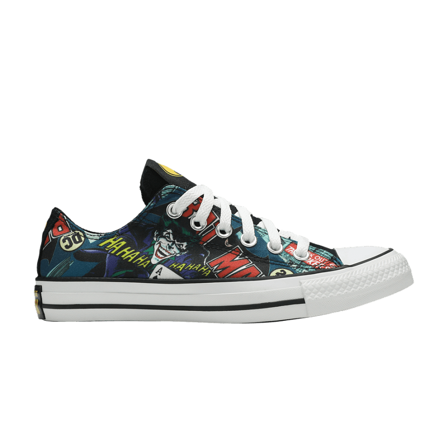 Фото № 1 с приближением к товару «‎Batman x Converse Chuck Taylor All Star Low 80th Anniversary - Joker»
