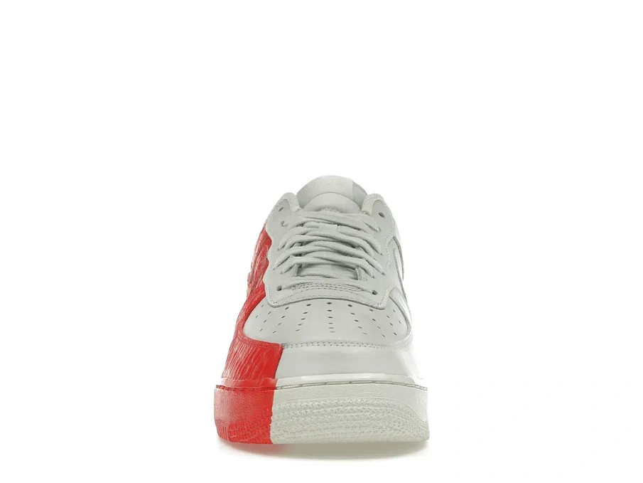 Фото № 2 с приближением к товару «‎Nike Air Force 1 Low Split Grey Red»