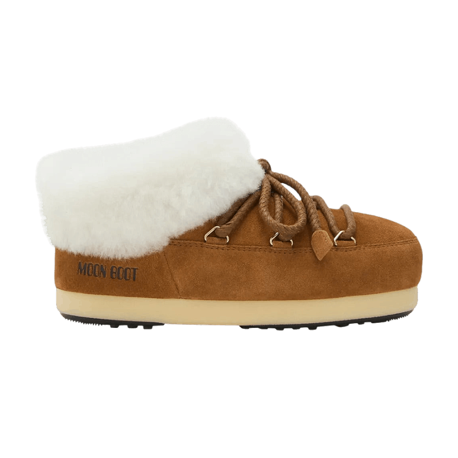 Фото № 1 с приближением к товару «‎Moon Boot Evx Suede Mule Cognac Natural»