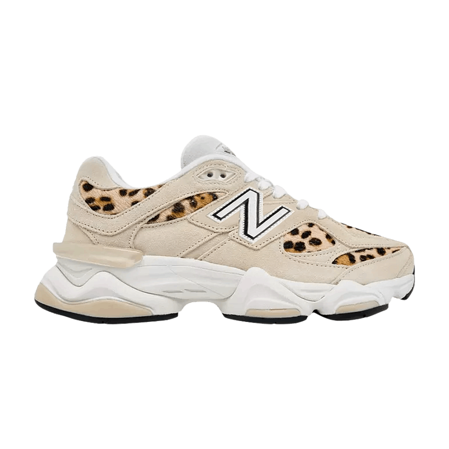 Фото № 1 с приближением к товару «‎New Balance 9060 Tan Leopard White»
