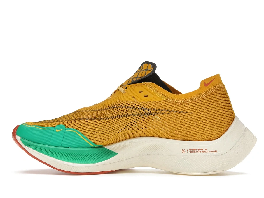 Фото № 5 с приближением к товару «‎Nike ZoomX Vaporfly Next% 2 1972 Dark Sulfur Stadium Green»
