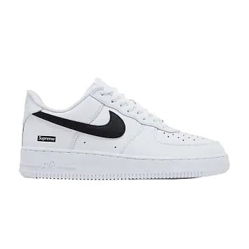 Supreme x Nike Air Force 1 Low Box Logo - White Black