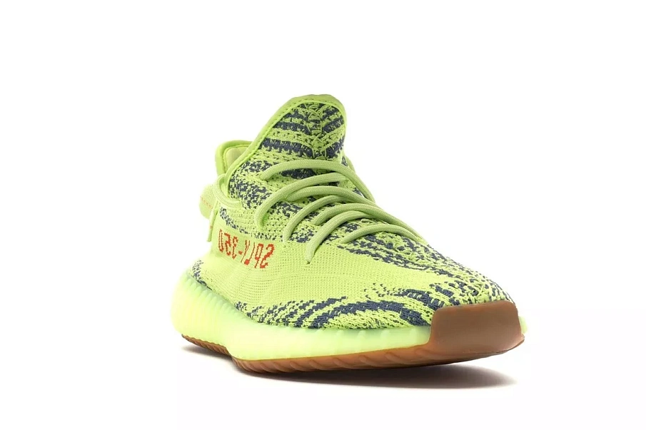 Фото № 2 с приближением к товару «‎adidas Yeezy Boost 350 V2 Semi Frozen Yellow»