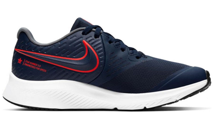Фото № 2 с приближением к товару «‎Nike Star Runner 2 (GS) NavyRed»