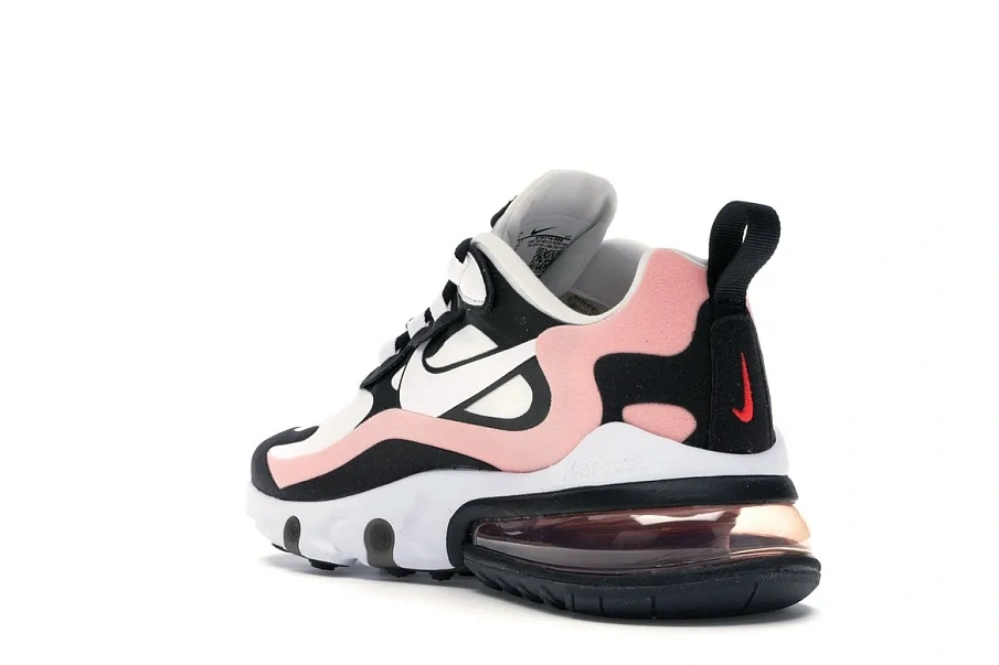 Фото № 5 с приближением к товару «‎Nike Air Max 270 React Black White Bleached Coral »