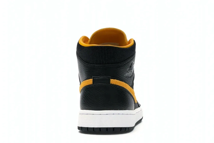Фото № 4 с приближением к товару «‎Jordan 1 Mid Black University Gold»