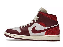 Фото № 4 с приближением к товару «‎Jordan 1 Mid SE Tiki Leaf Team Red »