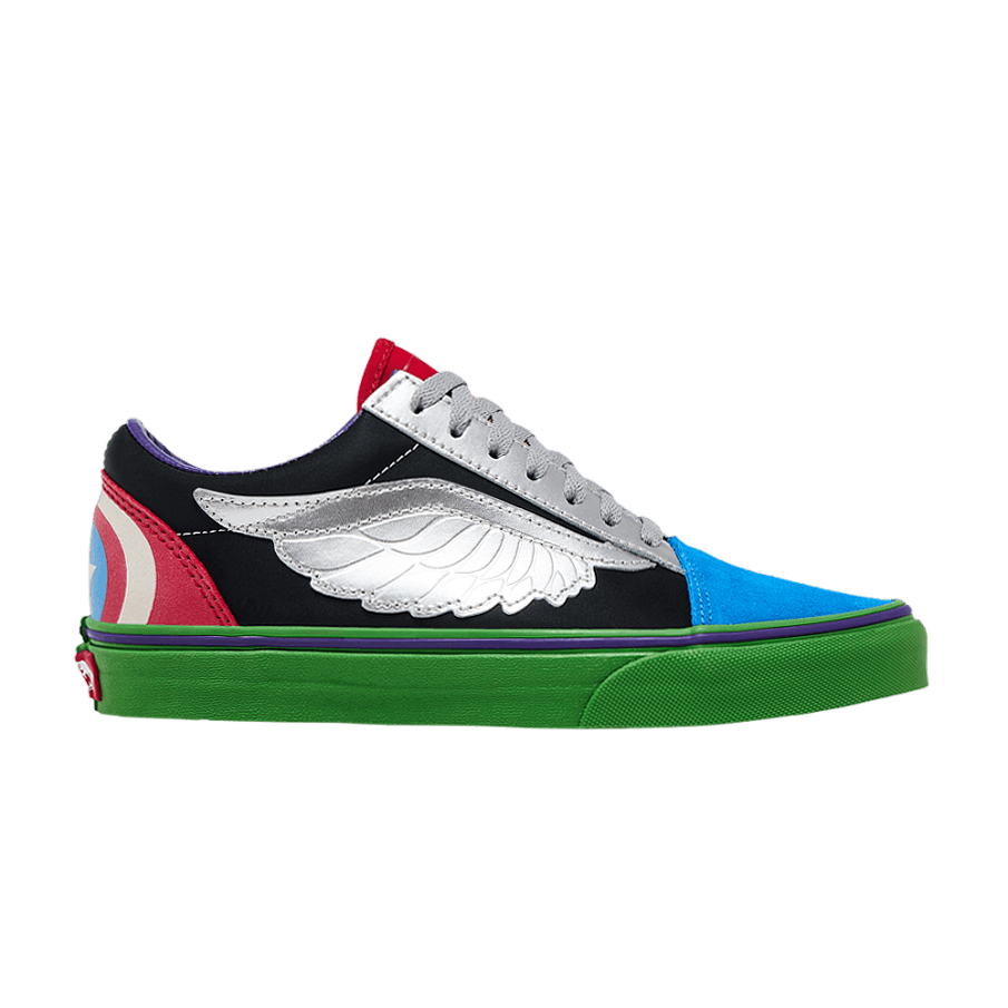 Фото № 1 с приближением к товару «‎Marvel x Vans Old Skool Avengers»