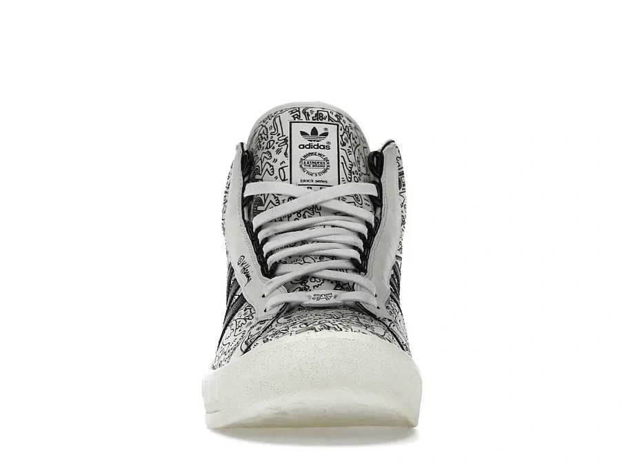 Фото № 2 с приближением к товару «‎adidas Adicolor Hi BK.2 Keith Haring White Black»