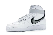 Фото № 3 с приближением к товару «‎Nike Air Force 1 High 3D Chenille White Grey Black»