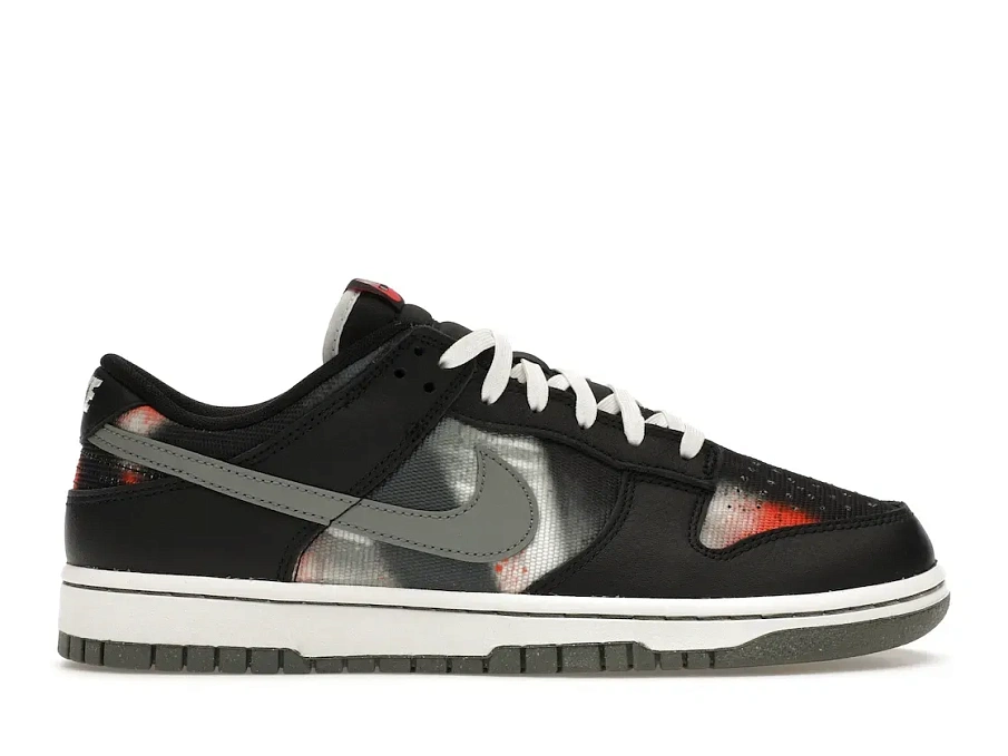 Фото № 1 с приближением к товару «‎Nike Dunk Low Graffiti Black Red»