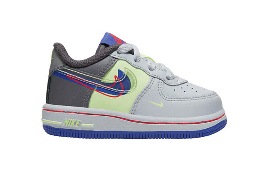 Фото № 2 с приближением к товару «‎(TD)Nike Force 1 LV8 GreyGreenBlue»