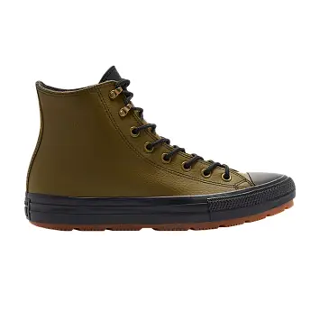 Converse Chuck Taylor All Star Winter Leather High Dark Moss - 1