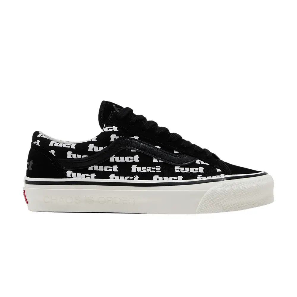 FUCT x Slam Jam x Vans Old Skool Reissue 36 LX Black Marshmallow - 1