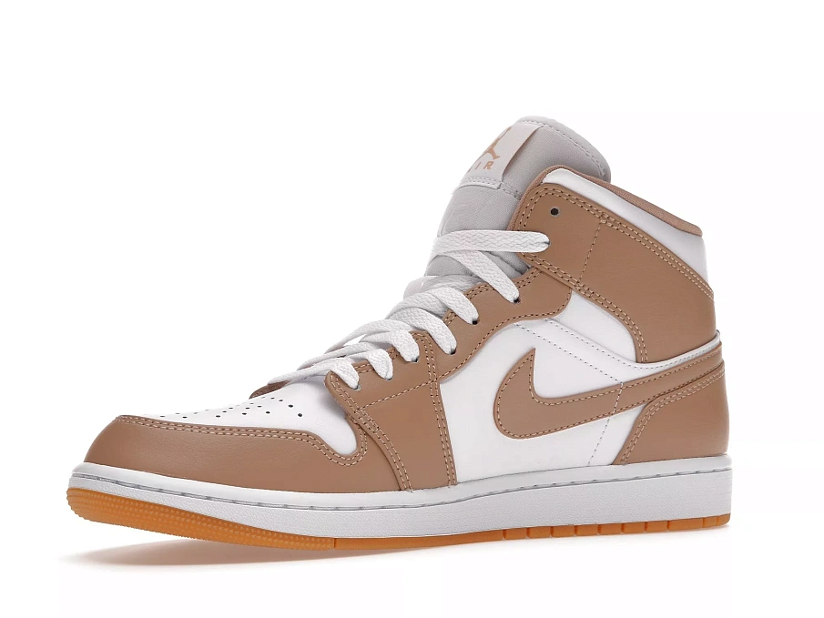 Фото № 4 с приближением к товару «‎Jordan 1 Mid Tan Gum»