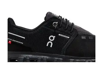 ON Women's Cloud 6 Waterproof Triple Black - 3