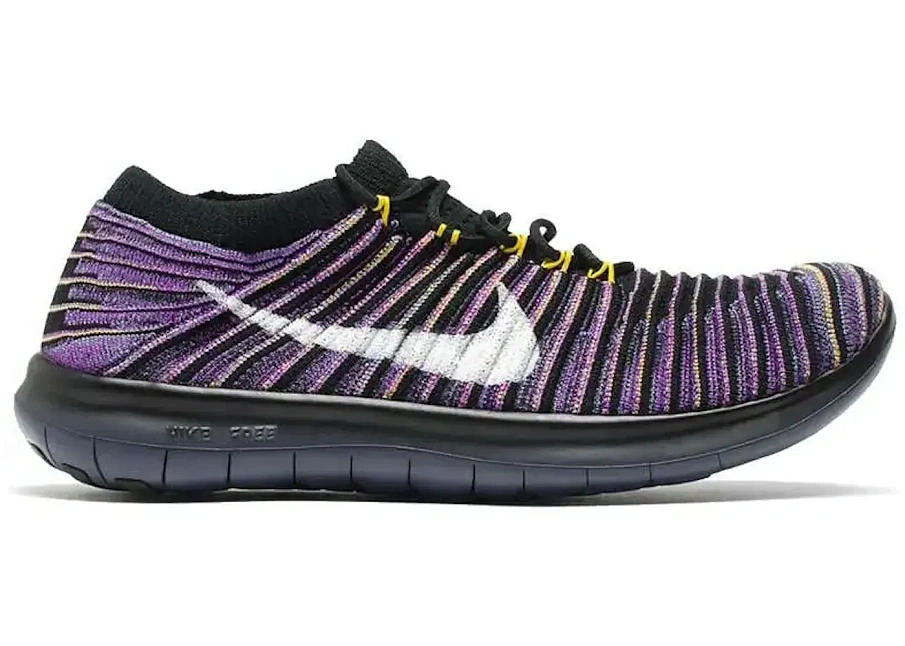 Фото № 1 с приближением к товару «‎Nike Free Run Motion Flyknit Black Vivid Purple »