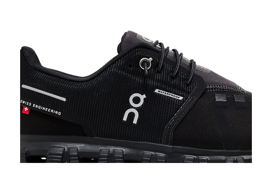 Фото № 3 с приближением к товару «‎ON Women's Cloud 6 Waterproof Triple Black»
