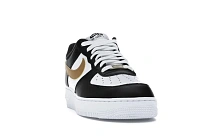 Фото № 4 с приближением к товару «‎Nike Air Force 1 Low Black White Metallic Gold»