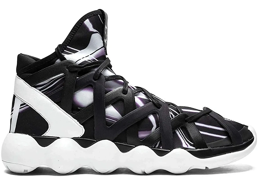 Фото № 1 с приближением к товару «‎adidas Y-3 Kyujo High Black Purple White»