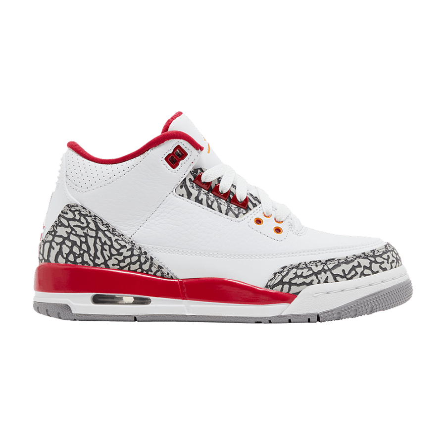 Фото № 1 с приближением к товару «‎Air Jordan 3 Retro GS Cardinal Red»