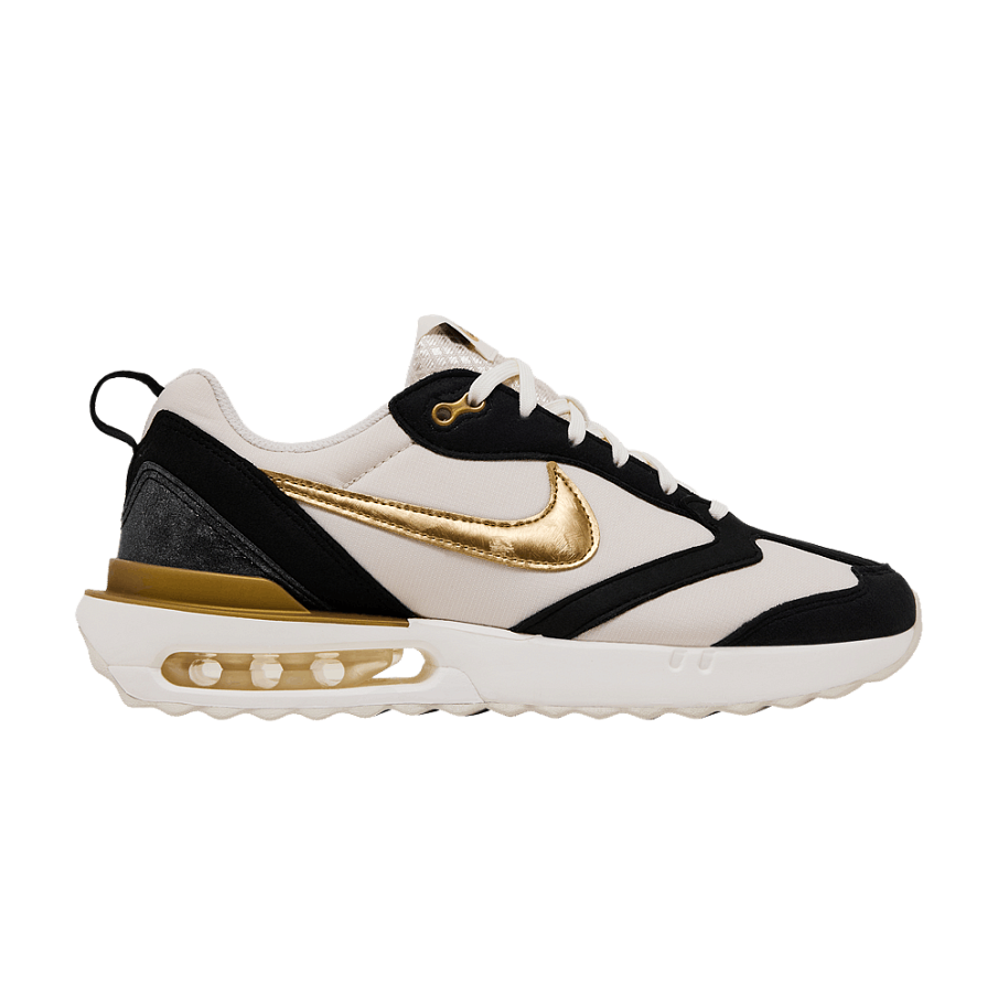 Фото № 1 с приближением к товару «‎Nike Women's Air Max Dawn Black Orewood Gold (DZ2620-110)»