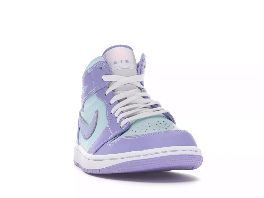 Фото № 2 с приближением к товару «‎Jordan 1 Mid Purple Aqua»