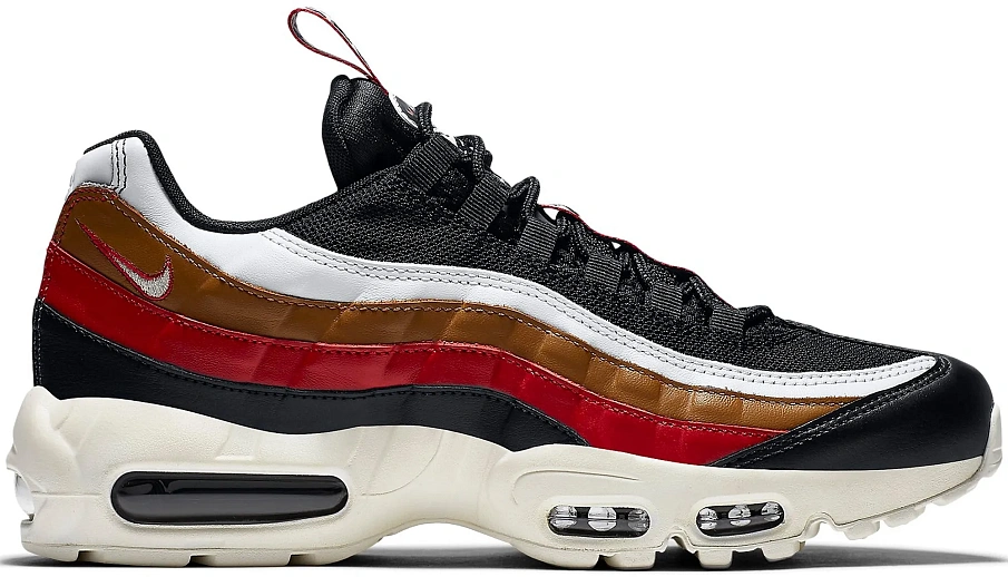 Фото № 1 с приближением к товару «‎Nike Air Max 95 Pull Tab Black Brown»