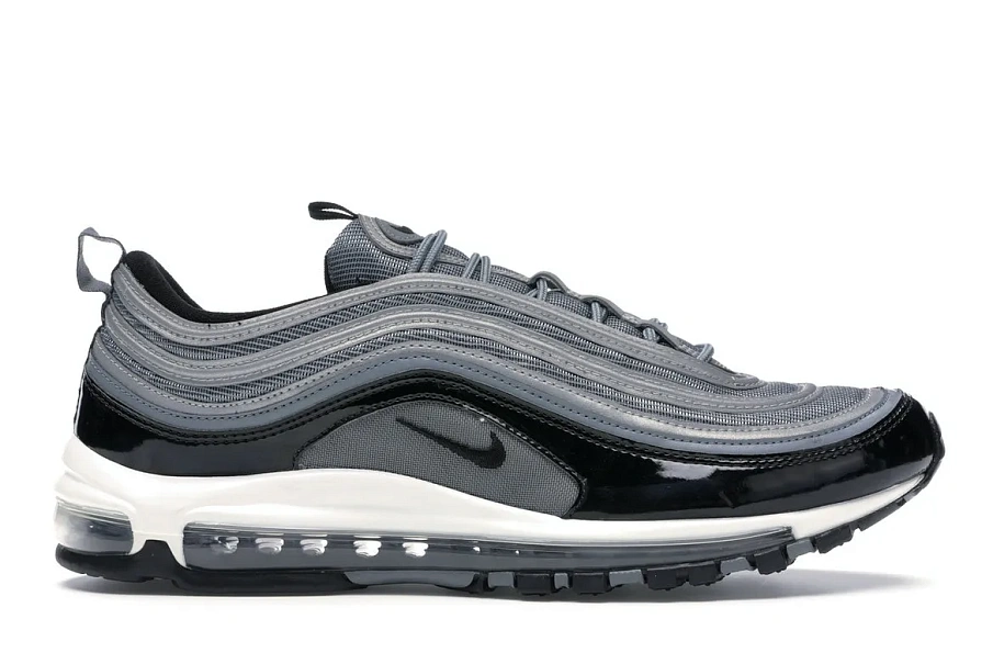 Фото № 1 с приближением к товару «‎Nike Air Max 97 Cool Grey Black Patent»