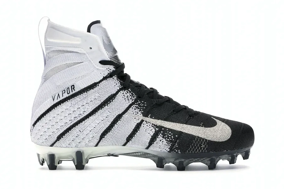 Фото № 1 с приближением к товару «‎Nike Vapor Untouchable 3 Elite Flyknit Black White Silver»