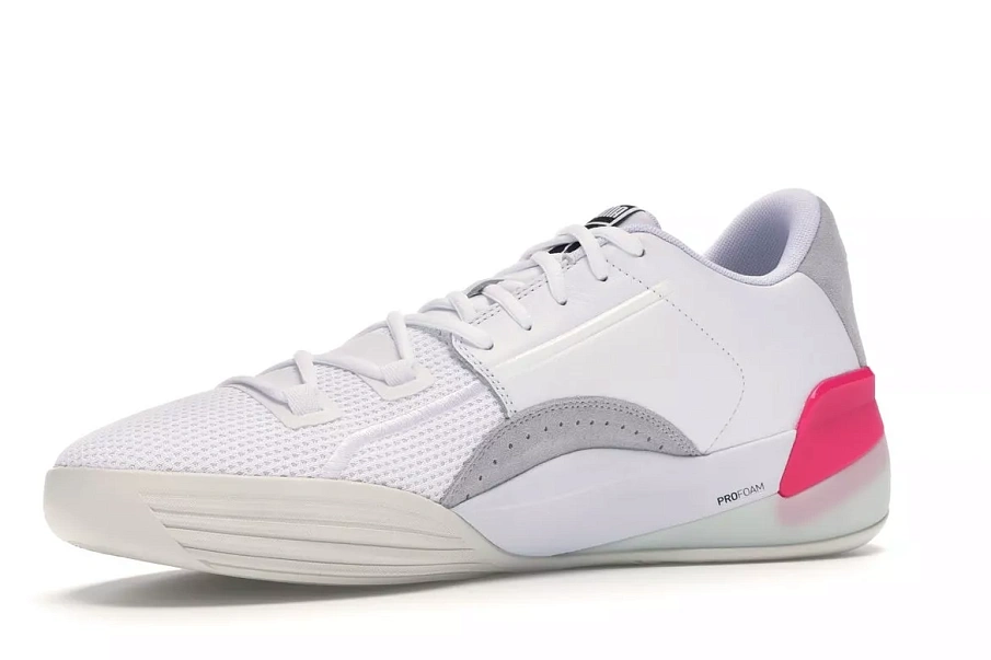 Фото № 4 с приближением к товару «‎Puma Clyde Hardwood White Pink»