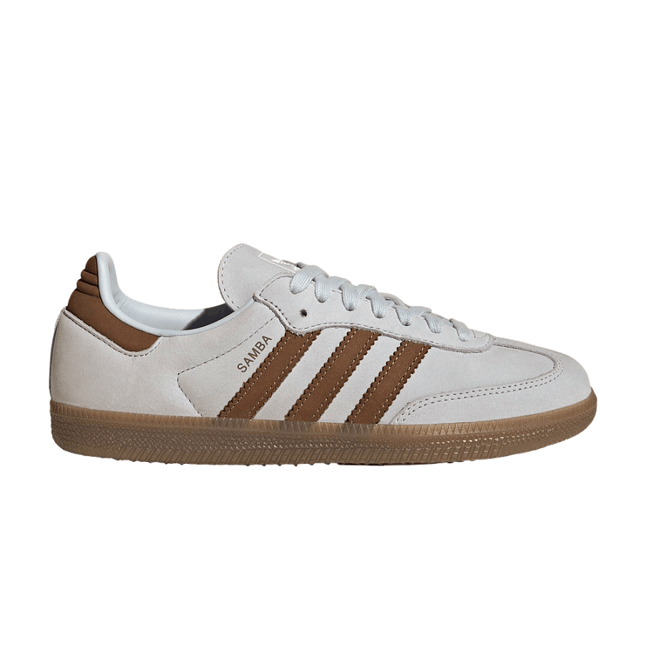 Фото № 1 с приближением к товару «‎adidas Women's Samba OG Crystal Sky Earth Strata White»
