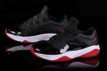 Air Jordan 11 Cmft Low "Bred" BlackRed - 3