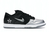 Фото № 1 с приближением к товару «‎Nike SB Dunk Low Supreme Jewel Swoosh Silver»