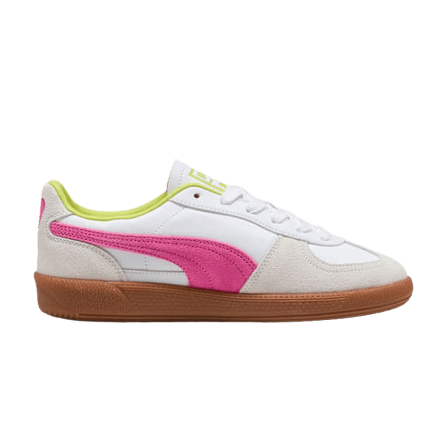 Фото № 1 с приближением к товару «‎Puma Women's Palermo Leather White Fluro Pink Pes»