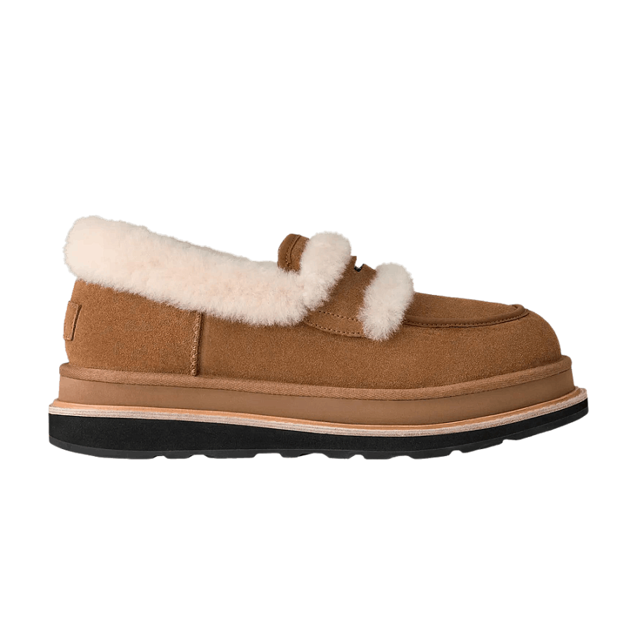 Фото № 1 с приближением к товару «‎Sacai x UGG Loafer Chestnut»