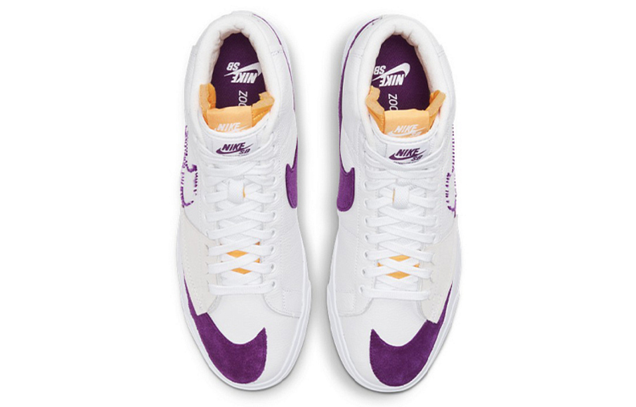 Фото № 4 с приближением к товару «‎Nike SB Zoom Blazer Mid Edge WhitePurple»