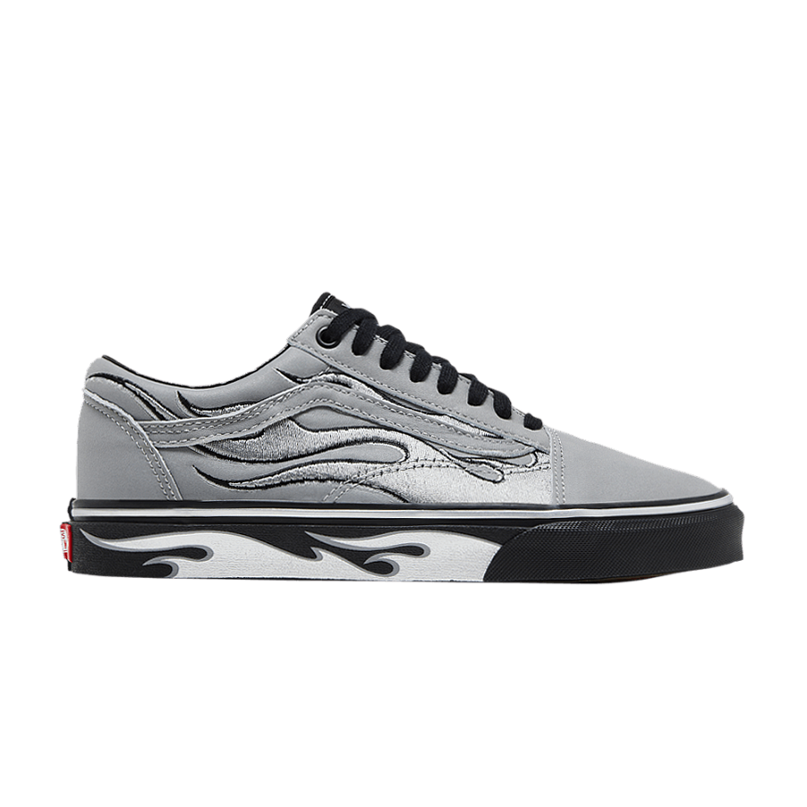 Фото № 1 с приближением к товару «‎A$ap Rocky x Vans Old Skool Worldwide Pack - Grey Flame»