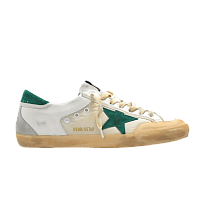 Фото № 1 с приближением к товару «‎Golden Goose Superstar Distressed Panelled - White Green Ice»
