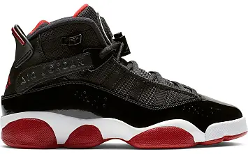 Jordan 6 Rings Black Varsity Red 