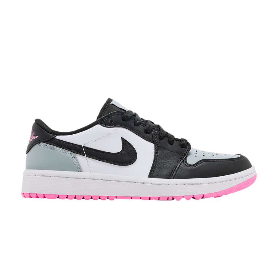 Фото № 1 с приближением к товару «‎Air Jordan 1 Low Golf Spiked White Light Pumice»