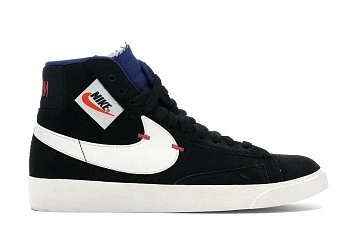 Nike Blazer Mid Rebel Deep Royal Black  - 1