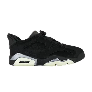 Women's Air Jordan 6 Retro Low Blackout - 1