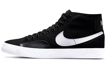 Nike Blazer Court Mid BlackWhite - 1