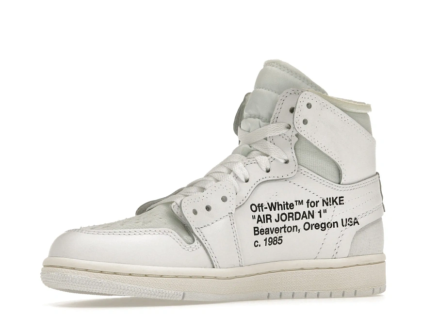 Фото № 2 с приближением к товару «‎Jordan 1 Retro High Off-White White »