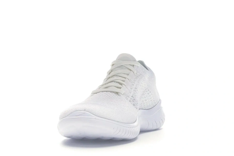 Фото № 4 с приближением к товару «‎Nike Free RN Flyknit 2018 Triple White»